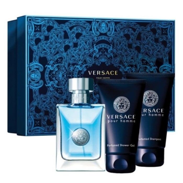 Seturi Barbati, Versace Pour Homme Apa de Toaleta 50 ml + After Shave Balsam 50 ml + Gel de duș 50 ml, 50 + 50 + 50ml Seturi Barbati, Versace Pour Homme Apa de Toaleta 50 ml + After Shave Balsam 50 ml + Gel de duș 50 ml, 50 + 50 + 50ml