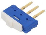 Comutator Glisant 2 Pozitii 500mA 24VDC THT