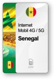 ESIM Internet Senegal, valabil 30 zile, trafic 20 GB, Standard