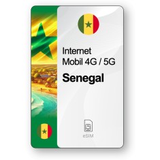 eSIM Internet Senegal, valabil 30 zile, trafic 3 GB, Economic