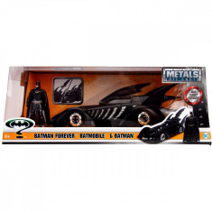 Set masina si figurina din metal, Jada, Batman si Batmobile 1995, 1:24