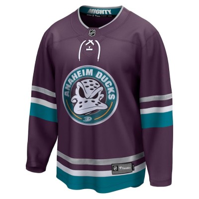 Anaheim Ducks tricou de hochei Breakaway Home Jersey Purple 30th Anniversary - L foto