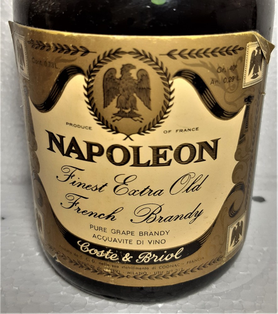 Brandy Napoleon VSOP Finest Extra Old, Frantuzesc Anii '60, 73cl