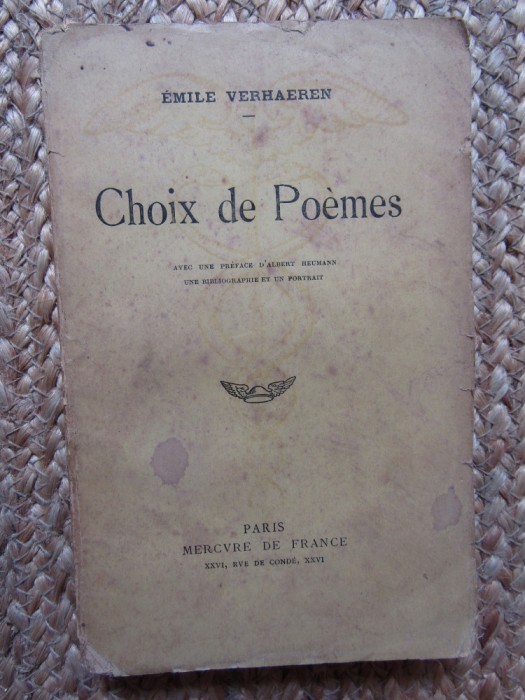 Choix de po&egrave;mes - EMILE VERHAEREN