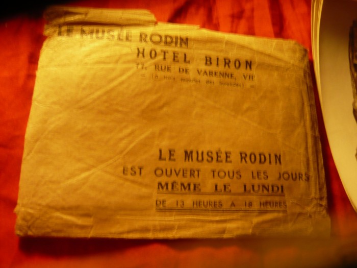 Set 14 Ilustrate - Arta - Sculptura - Muzeul Rodin si Pantheon - Paris
