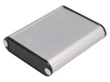 Carcasă aluminiu gri 71x80x19mm