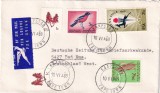FILATELIE TEMATICA - PLIC AFRICA DE SUD TEMATICA PASARI FLORA FLORI ANIMALE CERB AIRMAIL, Fauna, Stampilat