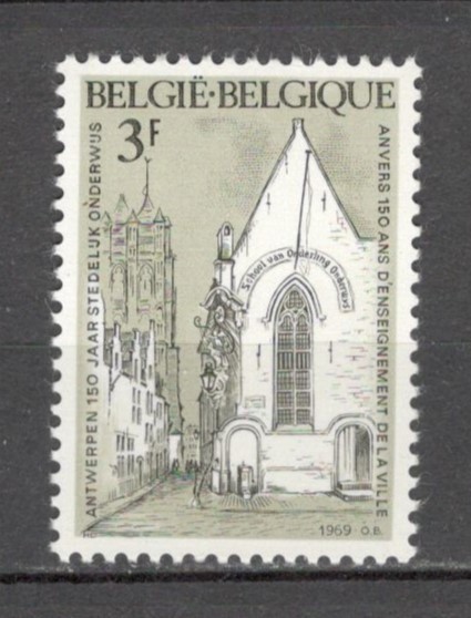 Belgia.1969 150 ani Scoala oraseneasca Antwerpen MB.87