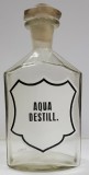 Flacon de farmacie AQUA DESTILL.