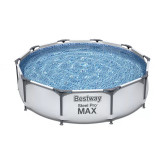 Piscina Cadru Metalic Bestway 305cm x 76cm Steel Pro MAX&trade; Rotunda