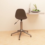 Cumpara ieftin Scaun de birou pivotant, maro, material textil