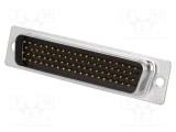 Mufă tată D-Sub HD PIN 78 pe cablu lipire neagră ENCITECH