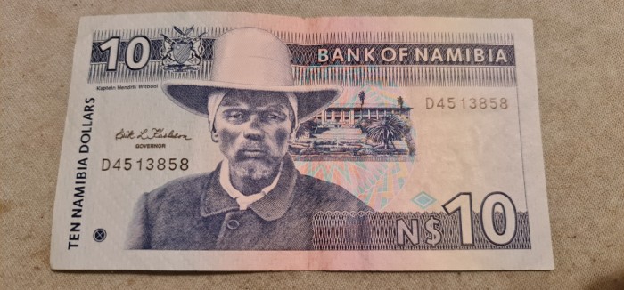 Namibia - 10 dollars 1993.