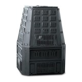 Compostor de gradina, 850 L, negru, Evogreen