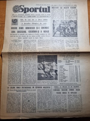 sportul 29 septembrie 1988-daniel dumitrescu box la jocurile olimpice de vara foto