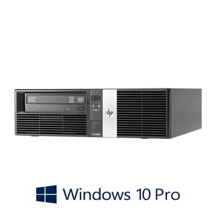 Calculatoare HP RP5800 Retail System, Intel i3-2120, 2 x Serial, Win 10 Pro