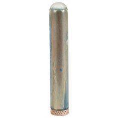 Vibrator Bullet Vibe Glass, 10 Moduri Vibratii, Sticla, USB Magnetic, Auriu, 9 cm, Guilty Toys, Glamour