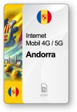 eSIM Internet Andorra, valabil 7 zile, trafic Nelimitat, Standard