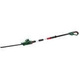 Foarfeca electrica pe acumulator pentru tuns gard viu cu tija telescopica Bosch UniversalHedgePole 18, 18 V, 430 mm lungime lama, 16 mm distanta intre