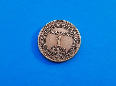 1 Franc 1927-Franta-XF-cotatie ridicata! foto
