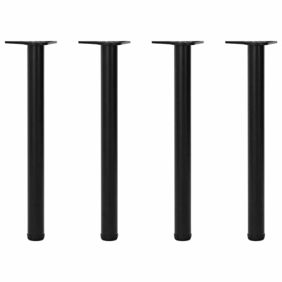 Picioare de masa reglabile in inaltime, negru, 710 mm foto
