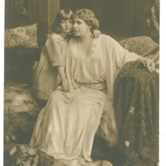 1155 - Regina MARIA, Queen MARY & Princess ILEANA - old postcard - used - 1916