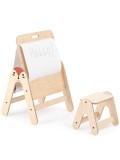 Masuta si tabla 2 in 1 cu scaunel MamaToyz Massam, Vulpita