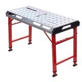 Cumpara ieftin Masă de lucru pentru sudură pliabilă CD639, blat 532 x 1068 mm, &icirc;nălțime reglabilă 705-930 mm, sarcină maximă 454 kg