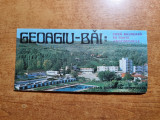 Pliant turistic - statiunea geoagiu bai - din anul 1981
