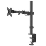Cumpara ieftin Suport Hama pentru monitor, 1 brat, reglabil pe inaltime, pivotant/inclinat 33-81cm (32&quot;), Negru