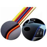 Banda ornament auto rosie cu adeziv, 4 mm x 15 m, pentru decor si personalizare