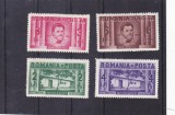 ROMANIA 1937 LP 118 CENTENARUL ION CREANGA SERIE MNH