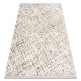 Covor modern DUKE 51550 bej / crem - Spalier, structurat, foarte moale, franjuri, 200x290 cm