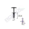 Set 4 capace roti model Rocco II, 16 inch, cu inel cromat ROCCO2-16.