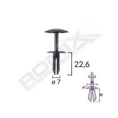 Set 4 capace roti model Rocco II, 16 inch, cu inel cromat ROCCO2-16. foto