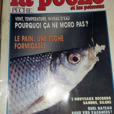 revista Veche pentru pescarii/pescuit,,LA PECHE,,de colectie,1991/1992,T.GRATUIT