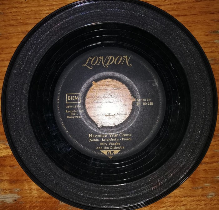 Disc Vinil 7# Billy Vaughn And His Orchestra -London Records &lrm;&ndash; DL 20 229