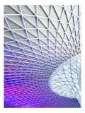 Tablou Canvas geometric pastelat cu lumini, 26 x 39 cm, CMCLASS