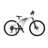 Cumpara ieftin Bicicleta electrica iSEN Q5 Alba, 650W, Roata 27.5 , 9 viteze Shimano, Rulare full electric sau asistata, 45km h, Baterie detasabila, IPX4