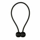 Cumpara ieftin Magnet decorativ pentru perdele si draperii, tip snur, poliester, 44 cm, negru