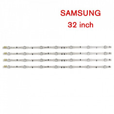 Set barete led Samsung 32 inch UE32H5500 D4GE-320DC1-R1 D4GE-320DC1-R2 4 x 7 led foto