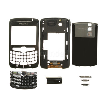 Carcasa Blackberry 8300 negru complet foto