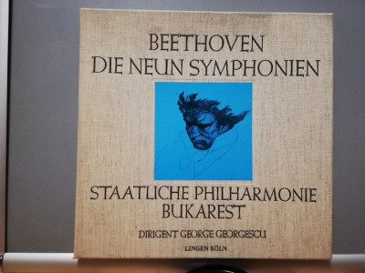 Beethoven &amp;ndash; 9 Symphonies &amp;ndash; Complete &amp;ndash; 6 LP Box (1975/Lingen Koln/RFG) - Vinil/NM foto