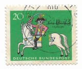Germania - A 250-a aniversare a nasterii Baronului von Munchhausen, 1970 - obliterat