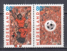OLANDA 2000 SPORT FOTBAL BELGIA-OLANDA SERIE MNH