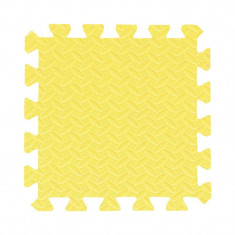 Covoras puzzle xl, 60x60 cm, grosime 2 cm, spuma eva, 2 piese culoare galben MultiMark GlobalProd