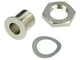 Element de fixare oțel nichelat 6mm argintiu fin