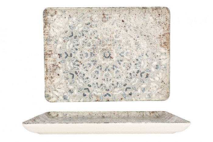 Rinart Placa de service - Fade - Por&Aring;&pound;elan - 30x22 cm - set de 2
