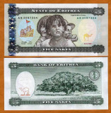 !!! ERITREEA - 5 NAKFA 1997 - P2 - UNC / SERIA AC