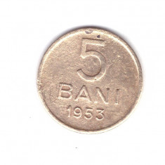 Moneda 5 bani 1953, stare relativ buna, curata
